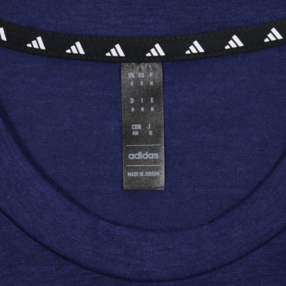 Adidas Men's Crew Neck Short Sleeve Feel Ready Training Tee‎ Dark Blue Size M - Picture 8 of 8